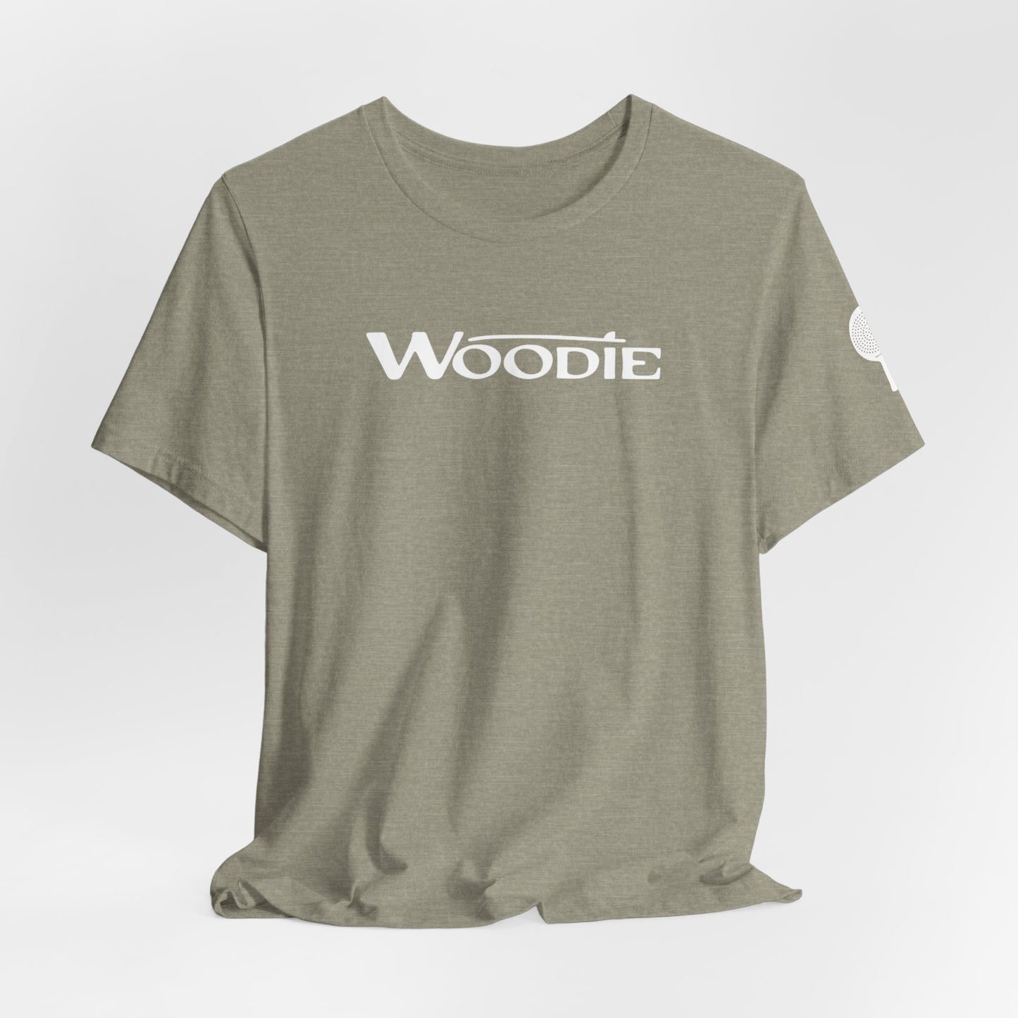Woodie Unisex Jersey Short Sleeve Tee (Heather Stone)