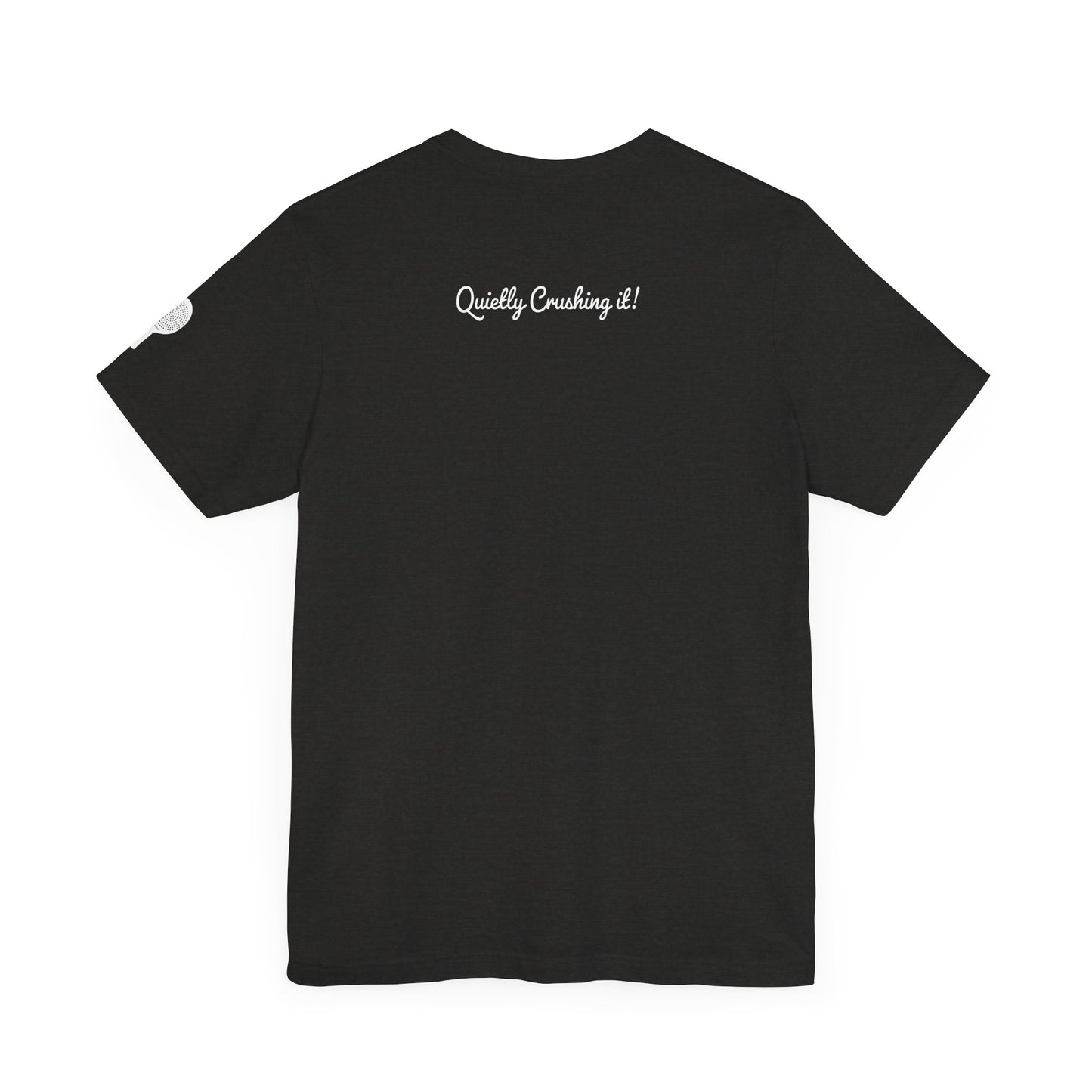 Woodie Unisex Jersey Short Sleeve Tee (Heather Black)