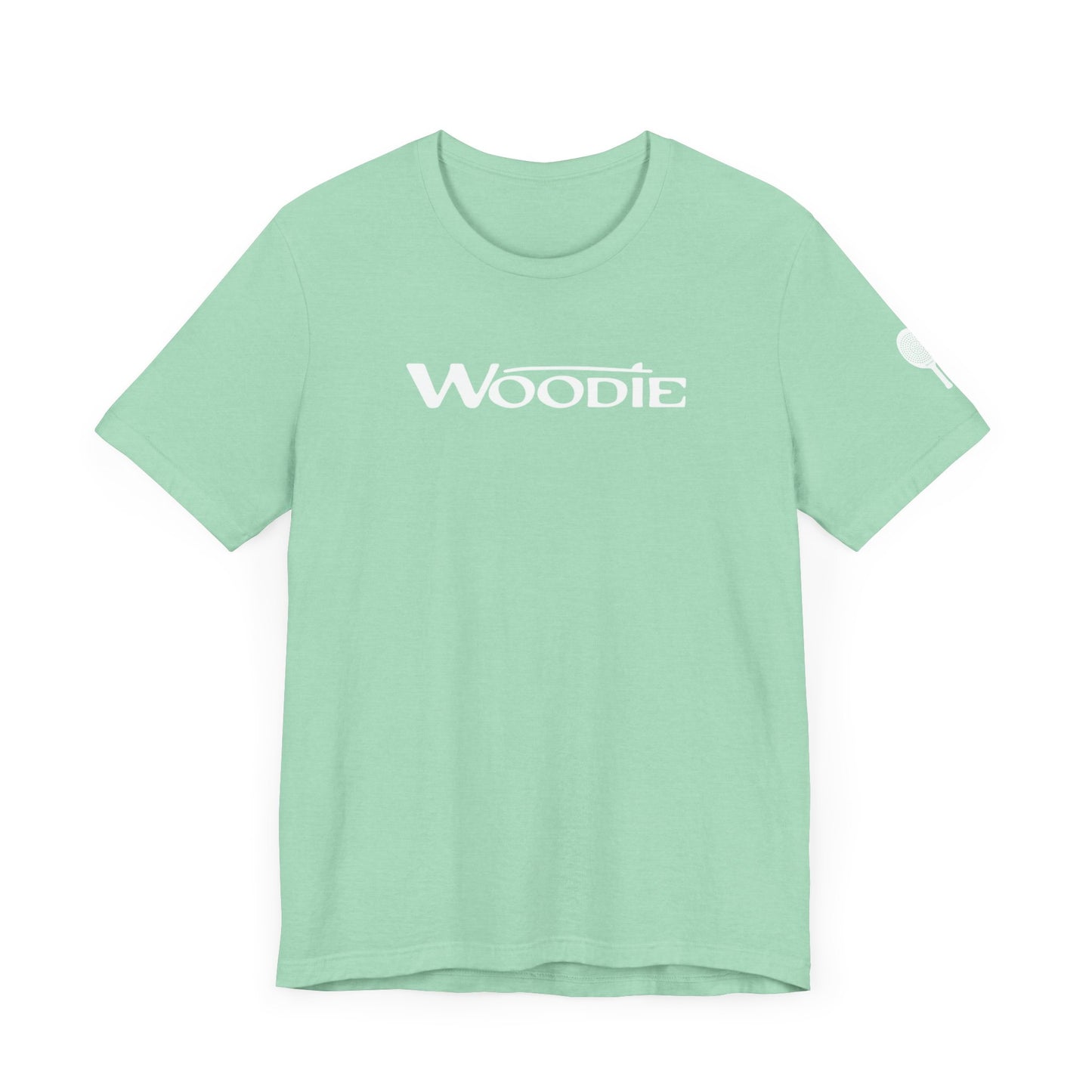 Woodie Unisex Jersey Short Sleeve Tee (Heather Mint)