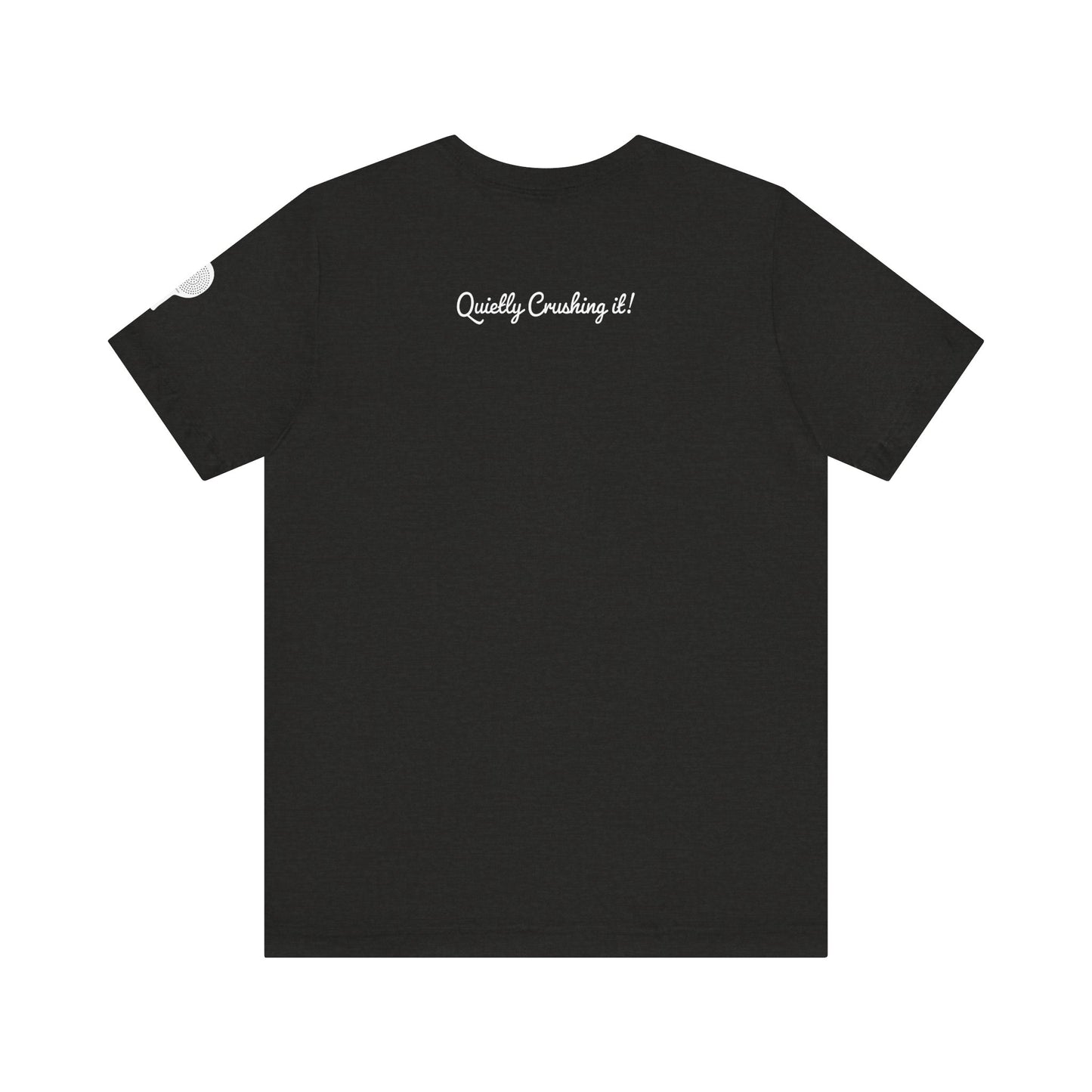 Woodie Unisex Jersey Short Sleeve Tee (Heather Black)