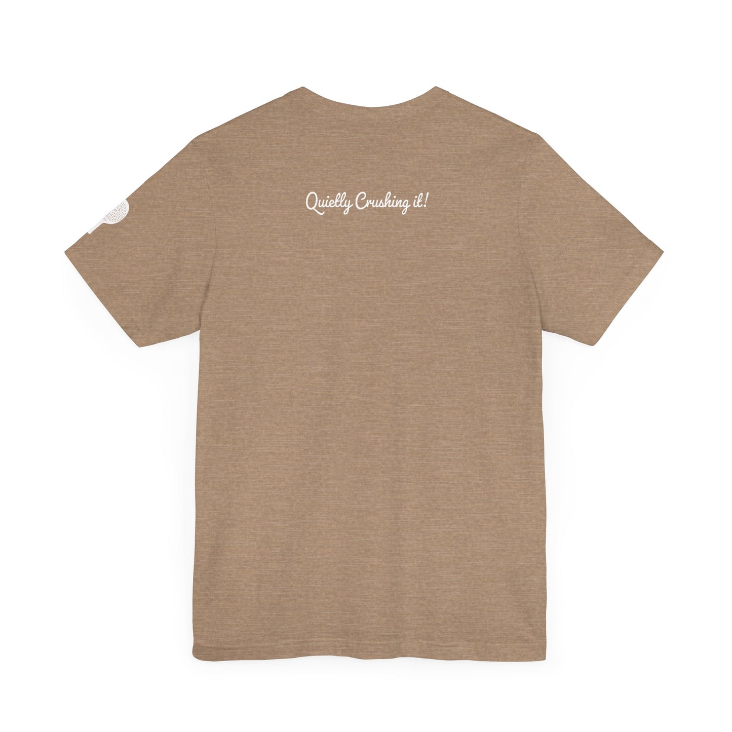 Woodie Unisex Jersey Short Sleeve Tee (Heather Tan)